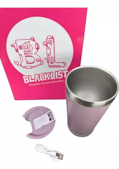Vaso Termico Parlante con Tapa y Abridor - comprar online