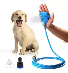 Duchador Manguera Cepillo Masajeador Para Baño Mascotas - tienda online