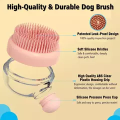 Cepillo De Baño Mascotas Silicona Suave Perro Gato en internet