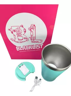 Vaso Termico Parlante con Tapa y Abridor - tienda online