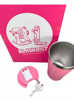 Vaso Termico Parlante con Tapa y Abridor - tienda online