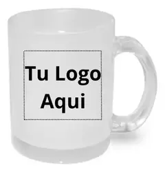 Taza Vidrio Esmerilada