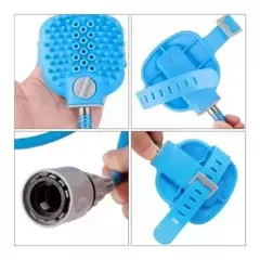 Duchador Manguera Cepillo Masajeador Para Baño Mascotas - comprar online