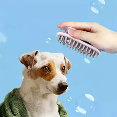 Cepillo Dispensador De Shampo Para Mascotas Portatil Manual - comprar online