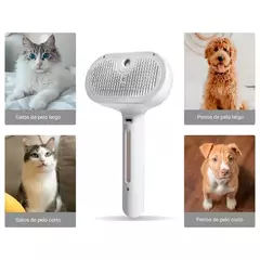 Cepillo Pelo Vapor Mascotas Peine Perros Masajeador - tienda online