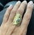 Anillo Trono | Bronce y aguamarina en bruto