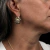 Aros Margaritas | Bronce enchapado en oro 18 k - comprar online