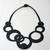 Collar Olivia Corto | Cuero Negro
