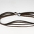 Collar Triple Argolla Marrón | Pvc