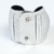 Pulsera Organic | Cuero Plateado en internet