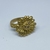 Anillo Dorado Cubic Margarita | Bronce y Cubic - comprar online