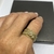 Anillo Cubic Rectangular | Bronce y Agua Marina Cabuchón en internet