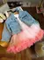 Conjunto Jaqueta Jeans Coelhinho + Vestido de Tule - loja online