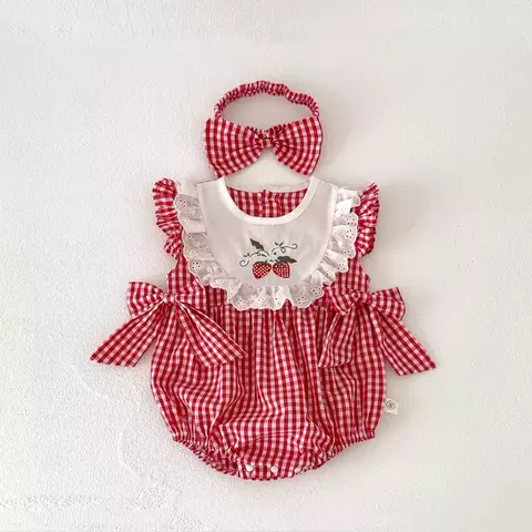 Romper Xadrez Moranguinho