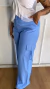 Calça Cargo Alfaiataria Azul - loja online