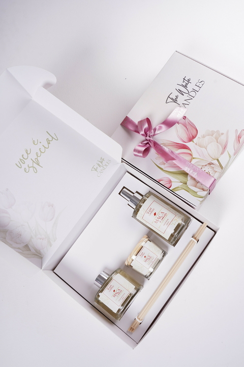 Kit Especial Completo Difusor de Ambiente + Home Spray + Vela