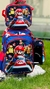 Kit Mochila Escolar Infantil Rodinhas Mário Volta As Aulas