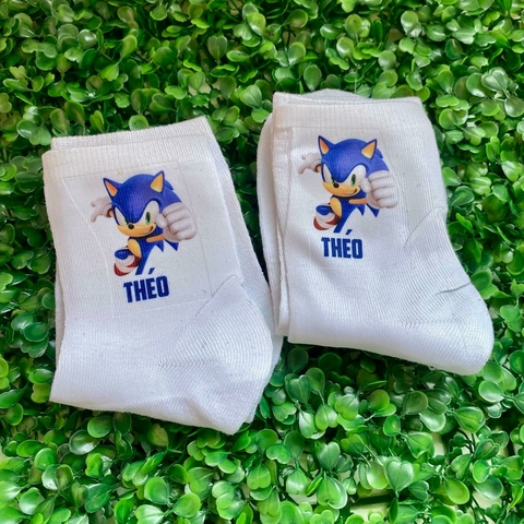 Meia Personalizada antiderrapante Volta às aulas