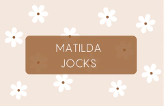 Tarjeta personal infantil - margaritas en internet