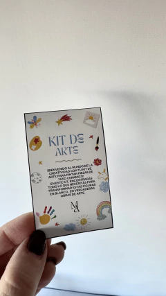 Souvenir kit de arte oso y conejo - MA hand made