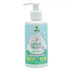 Sabonete Liquido e Shampoo Infantil Relaxante com Óleos Essenciais de Lavanda e Laranja Doce - Verdi Natural