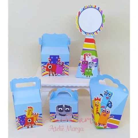 Arquivo de Corte Numberblocks - Studio e pdf