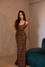 Vestido Longo Animal Print