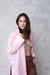 Camisa Tricoline Rosa Oversized