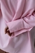Camisa Tricoline Rosa Oversized - loja online