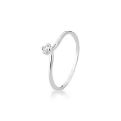 Anel Solitário Princesa - comprar online