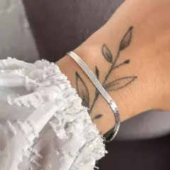Pulseira laminada lisa - comprar online