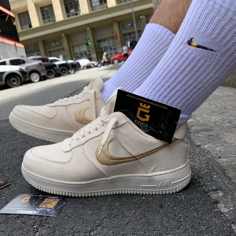 TÊNIS AIR FORCE ONE /BEJE CLARO