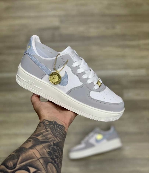 TÊNIS AIR FORCE ONE /BRANCO CINZA