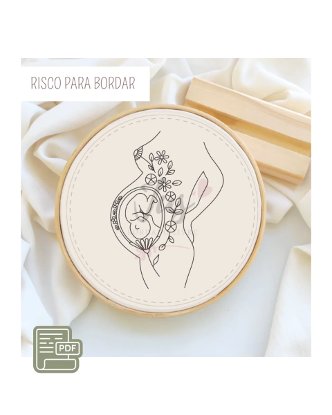 Risco para Bordar - Gestante