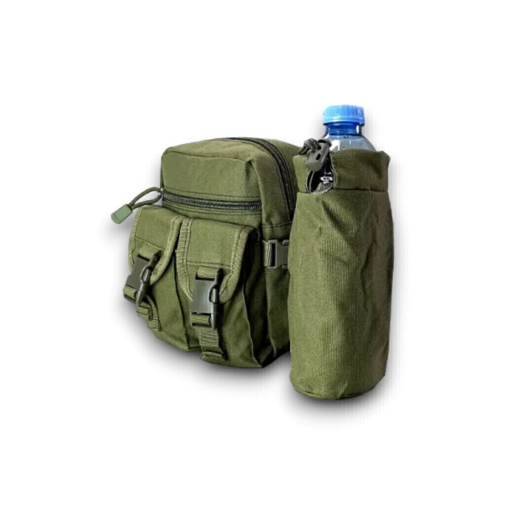 Pouch táctico porta botella desmontable