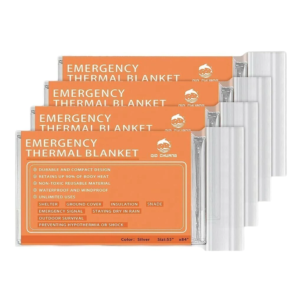 Manta térmica emergencia - pack x 4