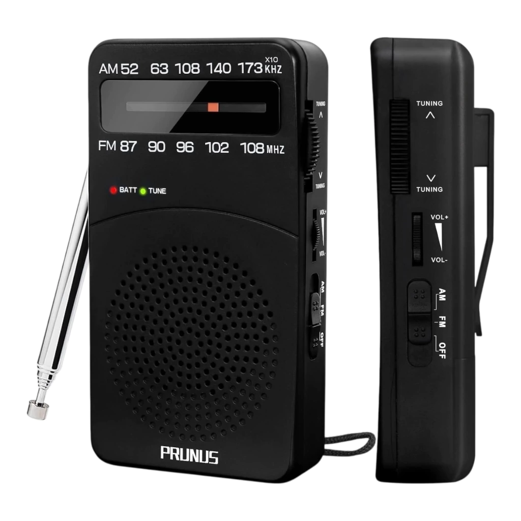 Radio portátil AM FM PRUNUS J-166