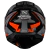 Capacete Norisk Razor Speedmax Preto Cinza Laranja Brilhante