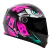 Capacete Ls2 Classic Ff358 Tribal Fucsia Rosa Brilhante - comprar online