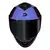Capacete Race Tech Hit Plus Preto Roxo Brilhante - comprar online