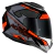 Capacete Norisk Razor Speedmax Preto Cinza Laranja Brilhante - comprar online