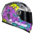 Capacete Ls2 Classic Ff358 Dreamcatcher Cinza Amarelo Roxo - comprar online