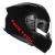 Capacete Race Tech Signal Escamoteável Monocolor Preto Brilhante - comprar online