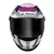 Capacete Ls2 Classic Pro FF358 Striker Branco Rosa Brilhante C/ Spoiler - comprar online