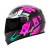 Capacete Ls2 Classic Ff358 Tribal Fucsia Rosa Brilhante