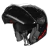 Capacete Race Tech Signal Escamoteável Monocolor Preto Brilhante - S2 Motos