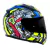 Capacete Ls2 Rapid Ff353 Alex Barros Brasil Azul Amarelo Brilhante - S2 Motos