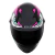 Capacete Ls2 Classic Ff358 Tribal Fucsia Rosa Brilhante - S2 Motos