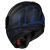 Imagem do Capacete Norisk Razor Full Preto Azul Fosco