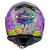 Capacete Ls2 Classic Ff358 Dreamcatcher Cinza Amarelo Roxo